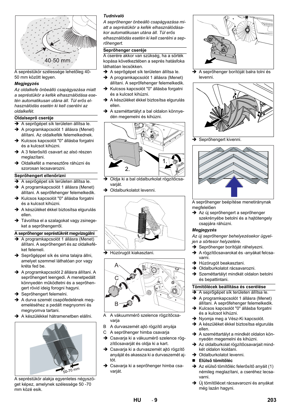 Karcher KM 90-60 R Bp Pack Advanced User Manual | Page 203 / 376