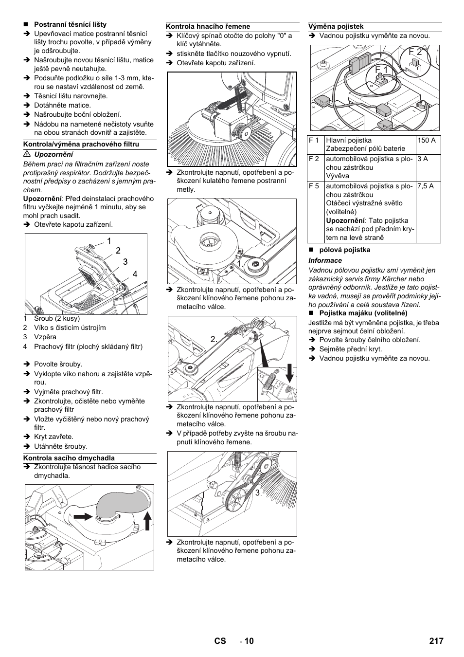 F 1 f 2 | Karcher KM 90-60 R Bp Pack Advanced User Manual | Page 217 / 376