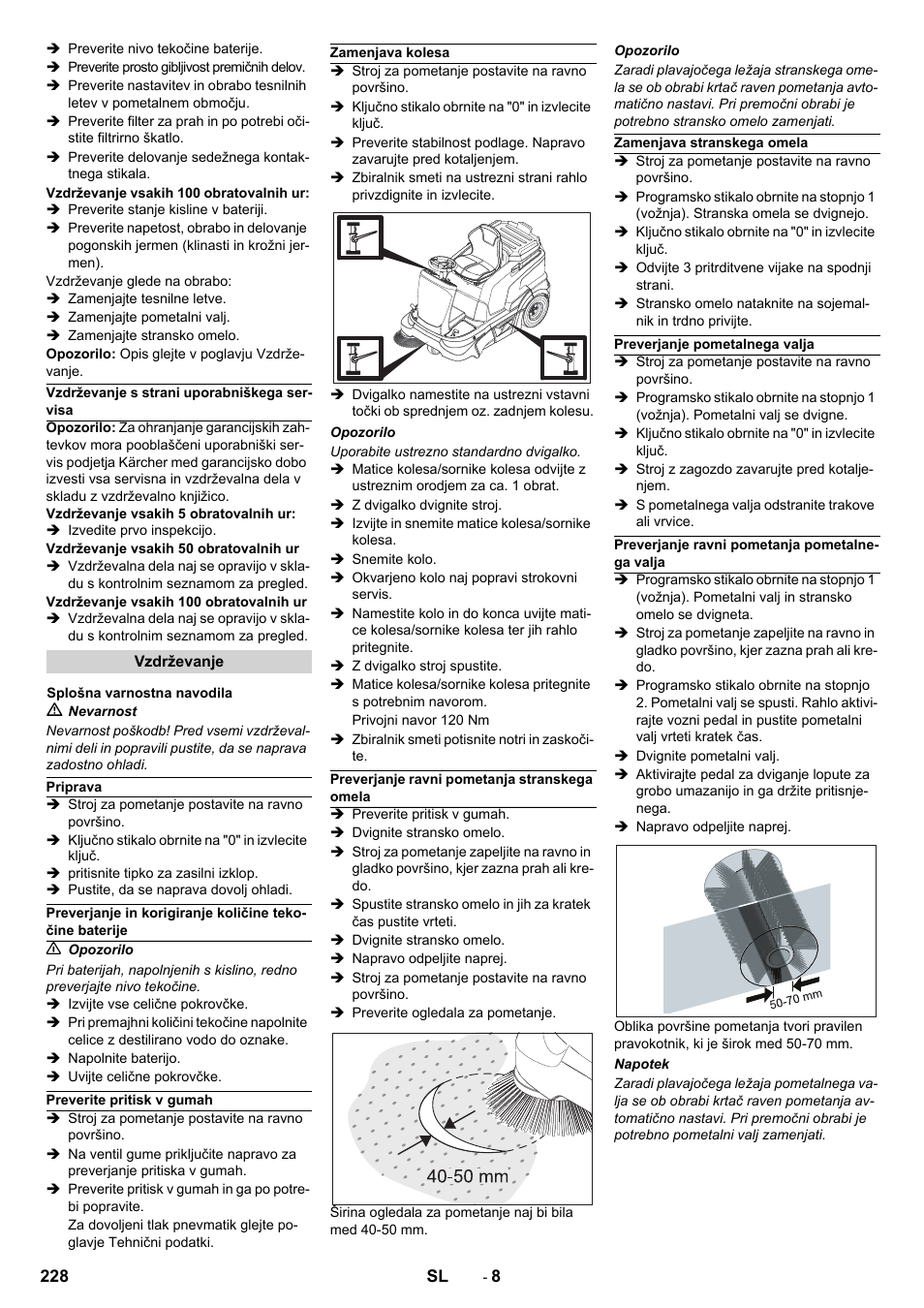 Karcher KM 90-60 R Bp Pack Advanced User Manual | Page 228 / 376
