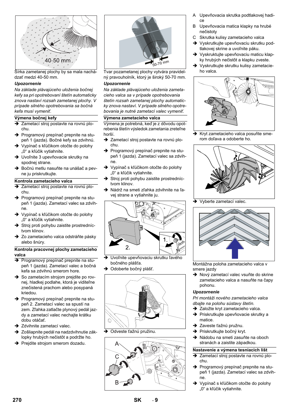 Karcher KM 90-60 R Bp Pack Advanced User Manual | Page 270 / 376