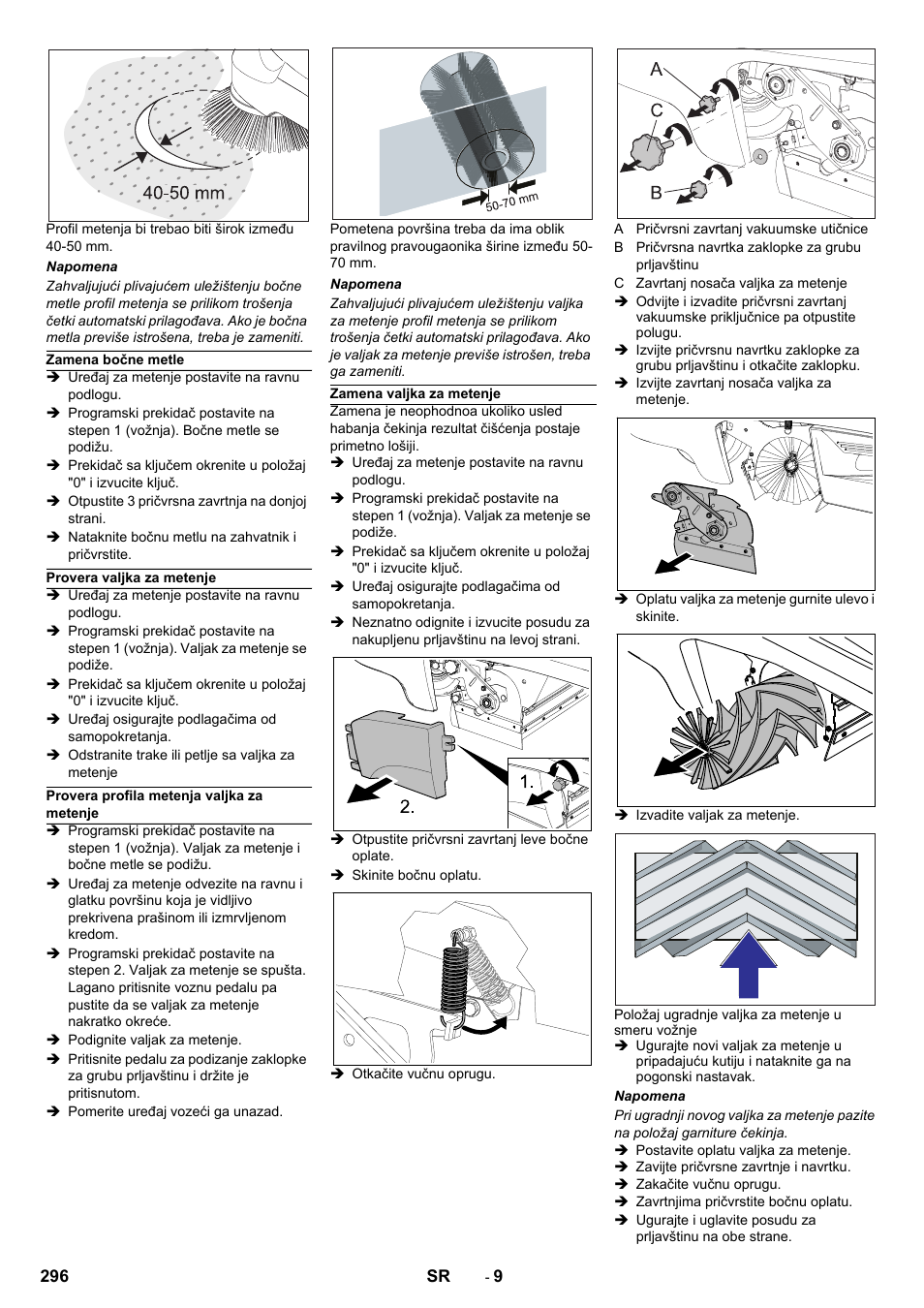Karcher KM 90-60 R Bp Pack Advanced User Manual | Page 296 / 376