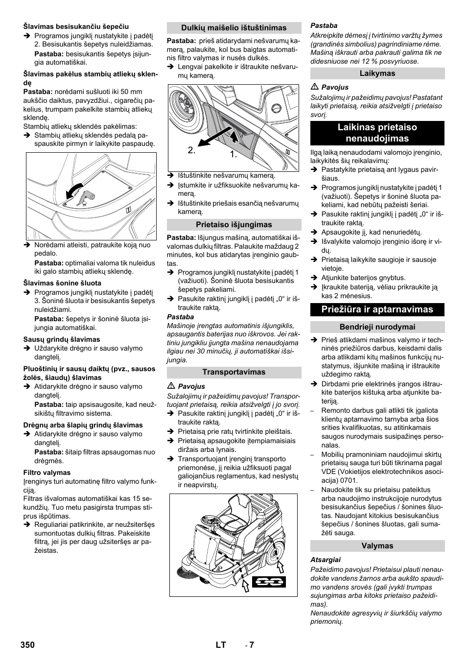 Karcher KM 90-60 R Bp Pack Advanced User Manual | Page 350 / 376