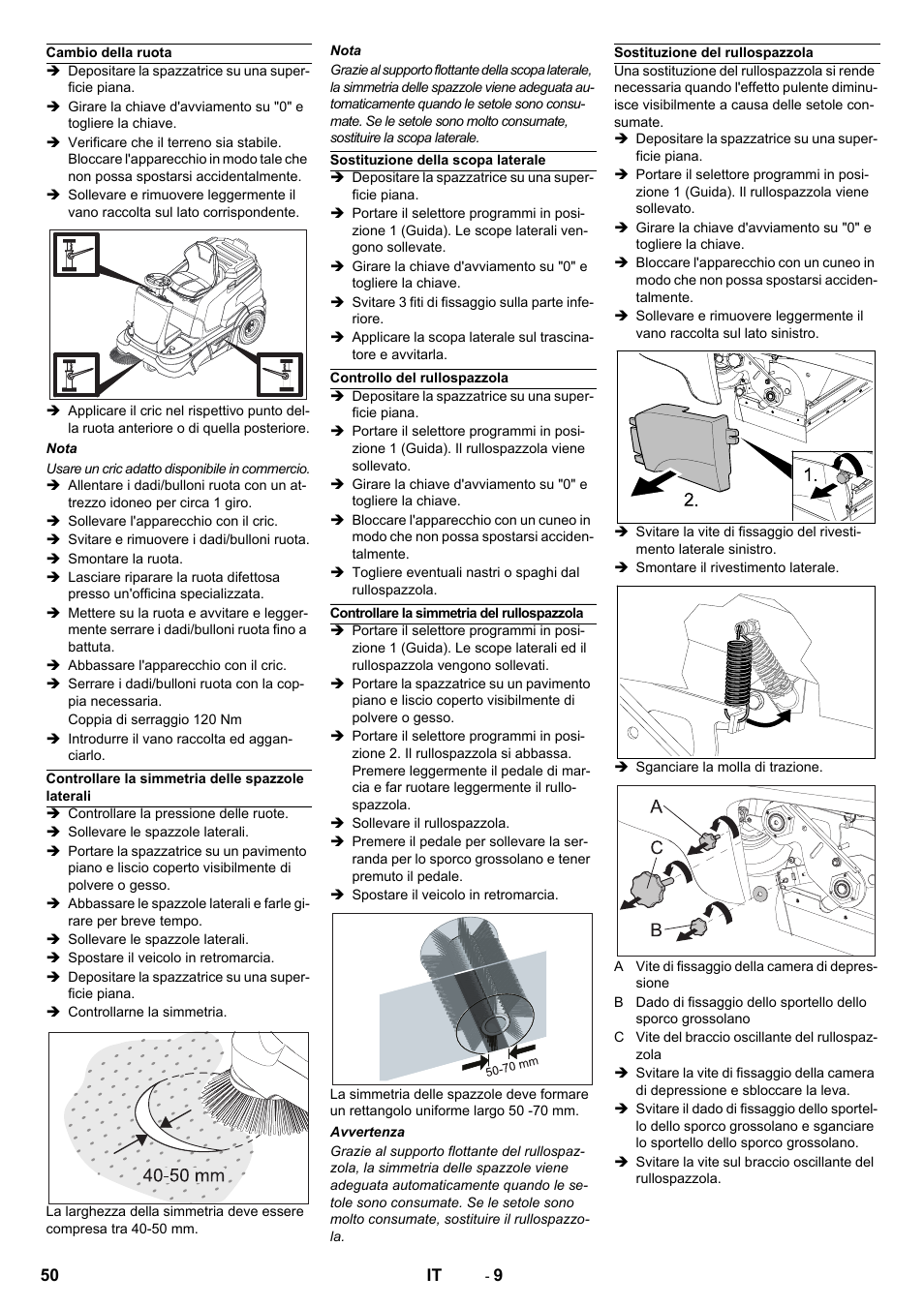 Karcher KM 90-60 R Bp Pack Advanced User Manual | Page 50 / 376