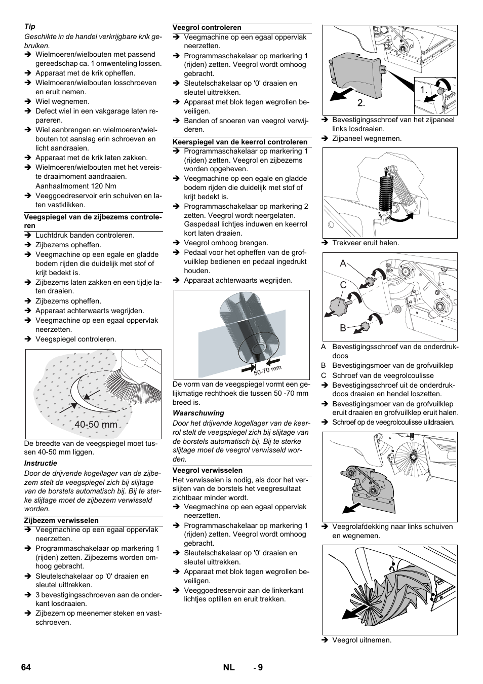 Karcher KM 90-60 R Bp Pack Advanced User Manual | Page 64 / 376