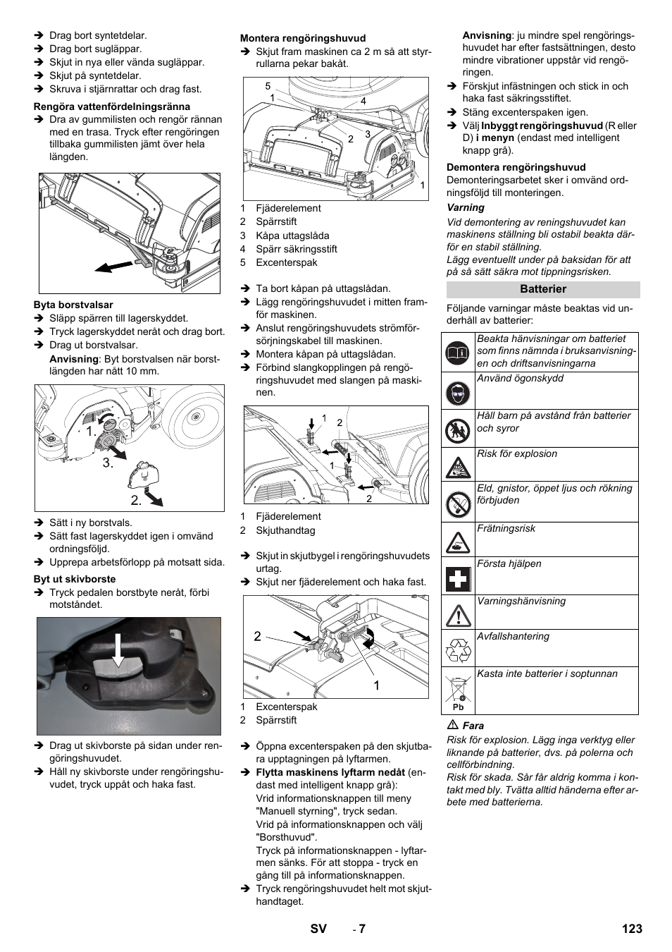 Karcher B 80 W User Manual | Page 123 / 310