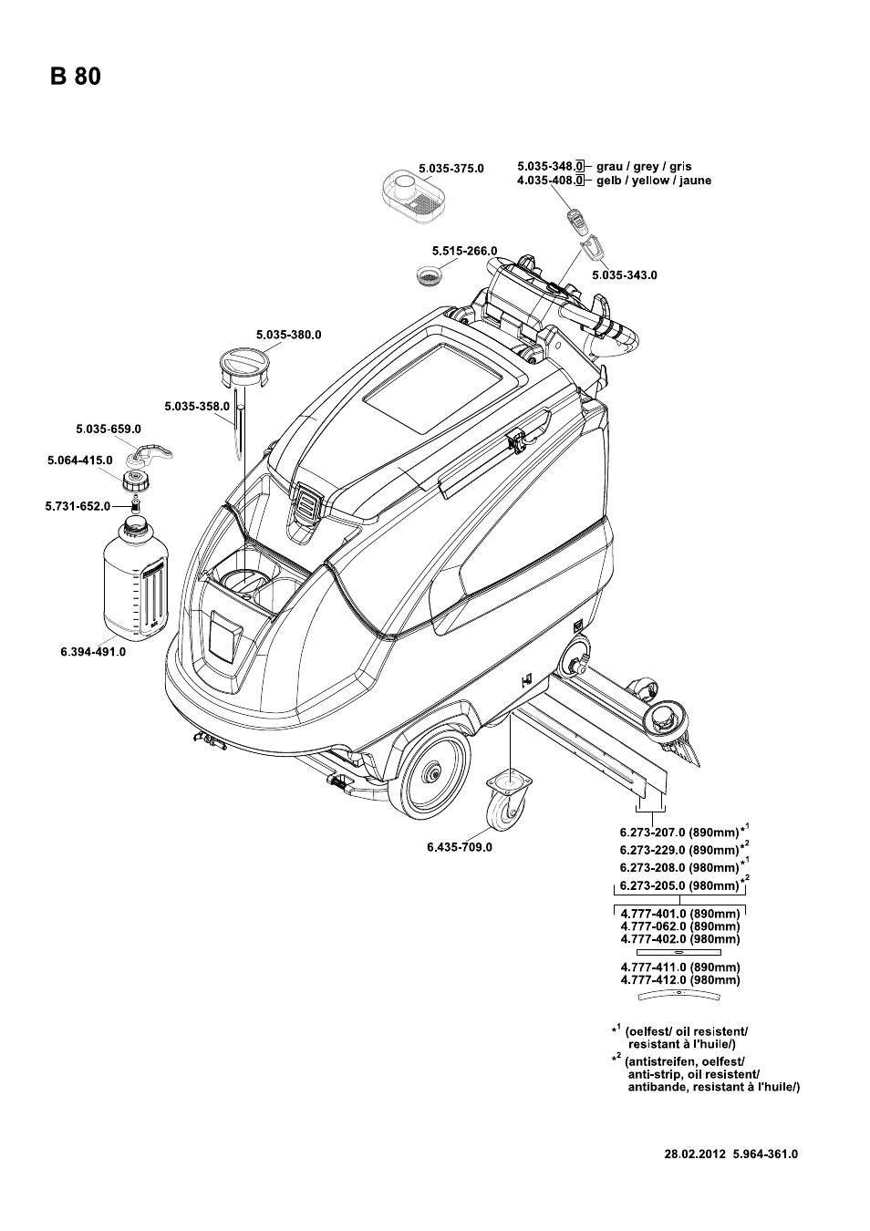 Karcher B 80 W User Manual | Page 308 / 310