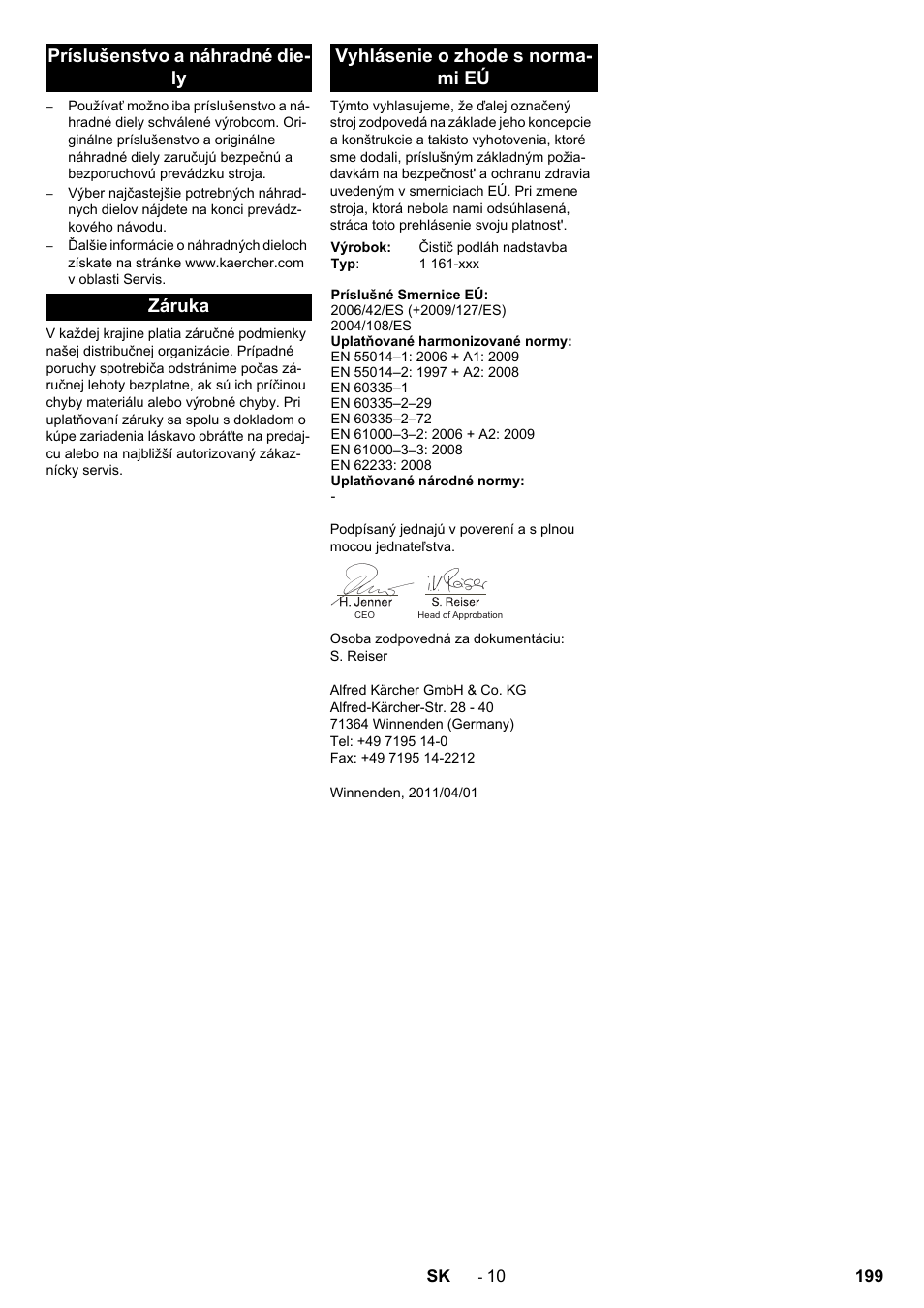 Karcher B 90 R Adv DOSE Bp Pack User Manual | Page 199 / 272