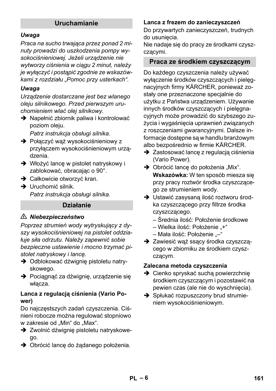 Karcher G 7-10 M User Manual | Page 161 / 248