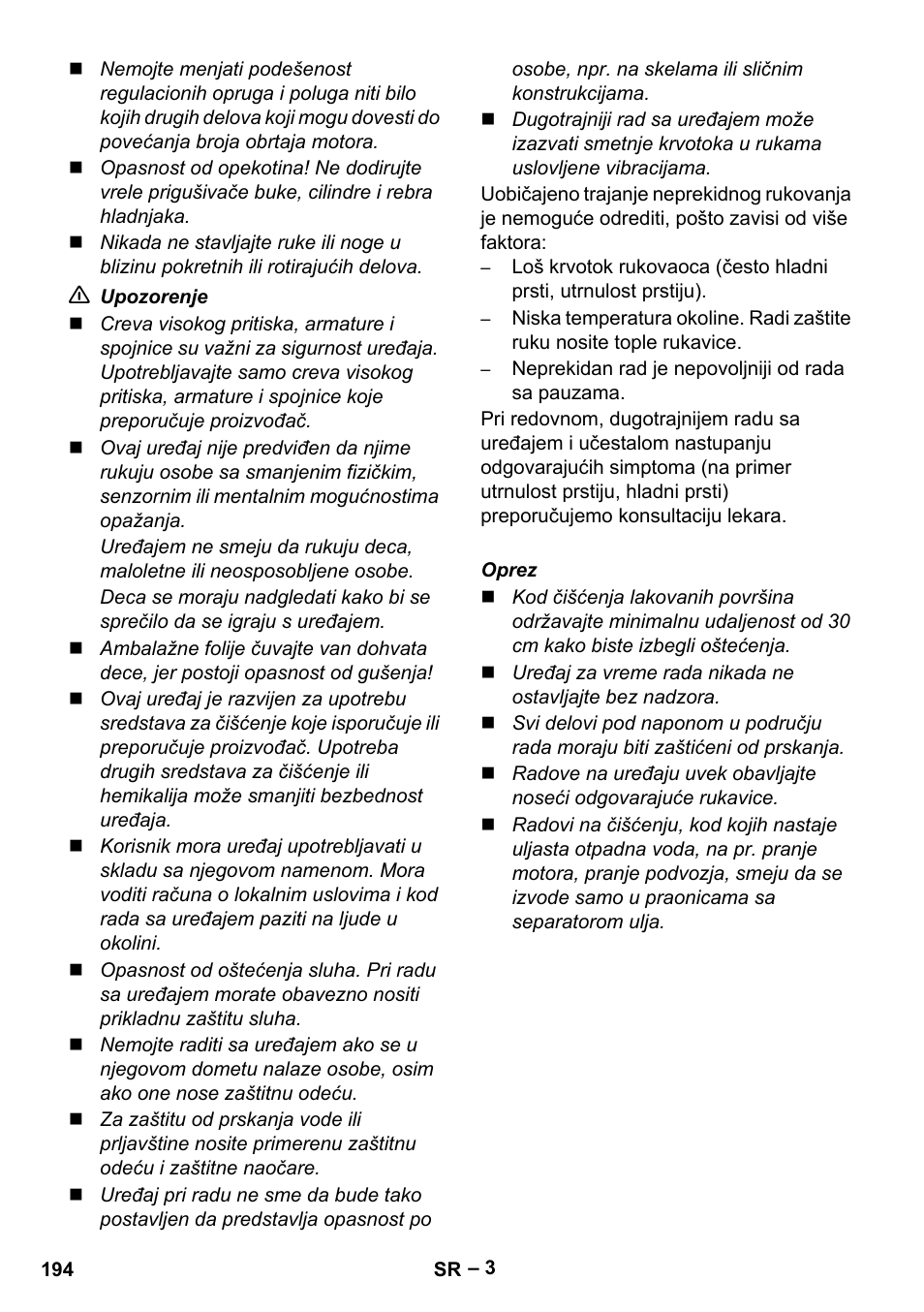 Karcher G 7-10 M User Manual | Page 194 / 248