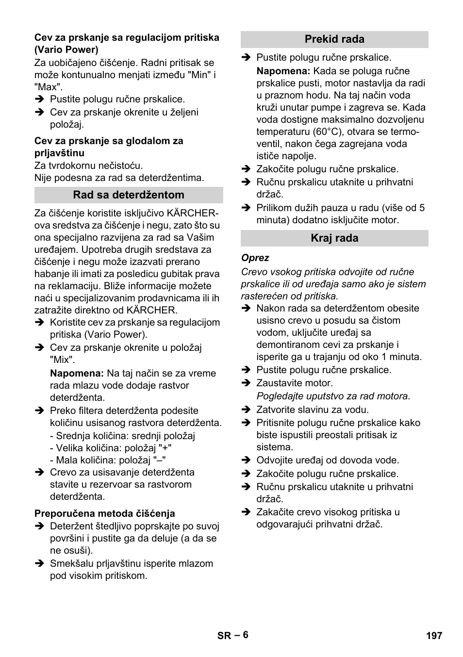 Karcher G 7-10 M User Manual | Page 197 / 248