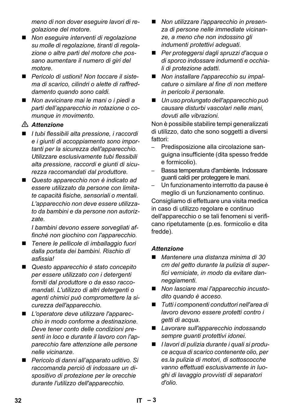 Karcher G 7-10 M User Manual | Page 32 / 248