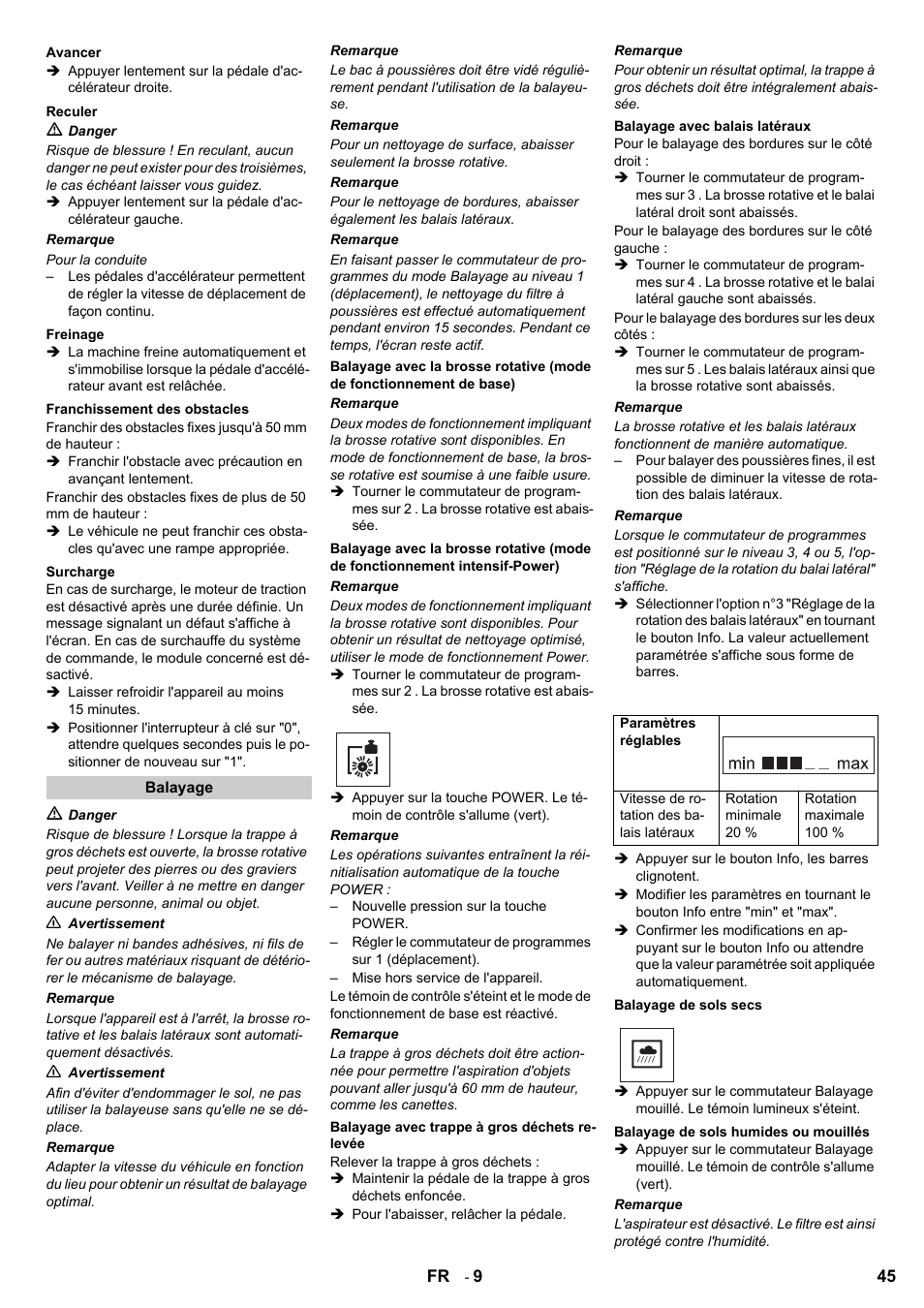 Karcher KM 120-150 R Bp 2SB User Manual | Page 45 / 264