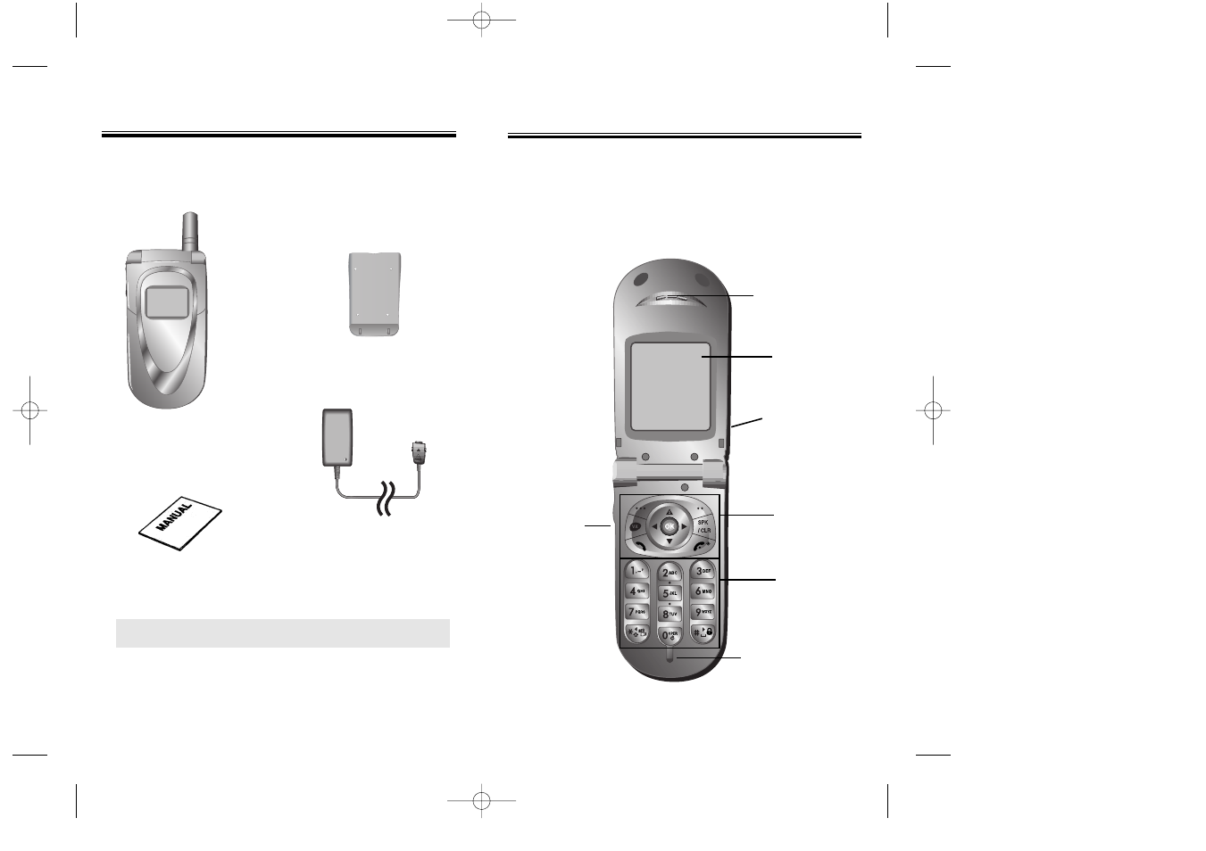 Cell phone description, Package contents ackage contents | Audiovox CDM 8500 User Manual | Page 7 / 74