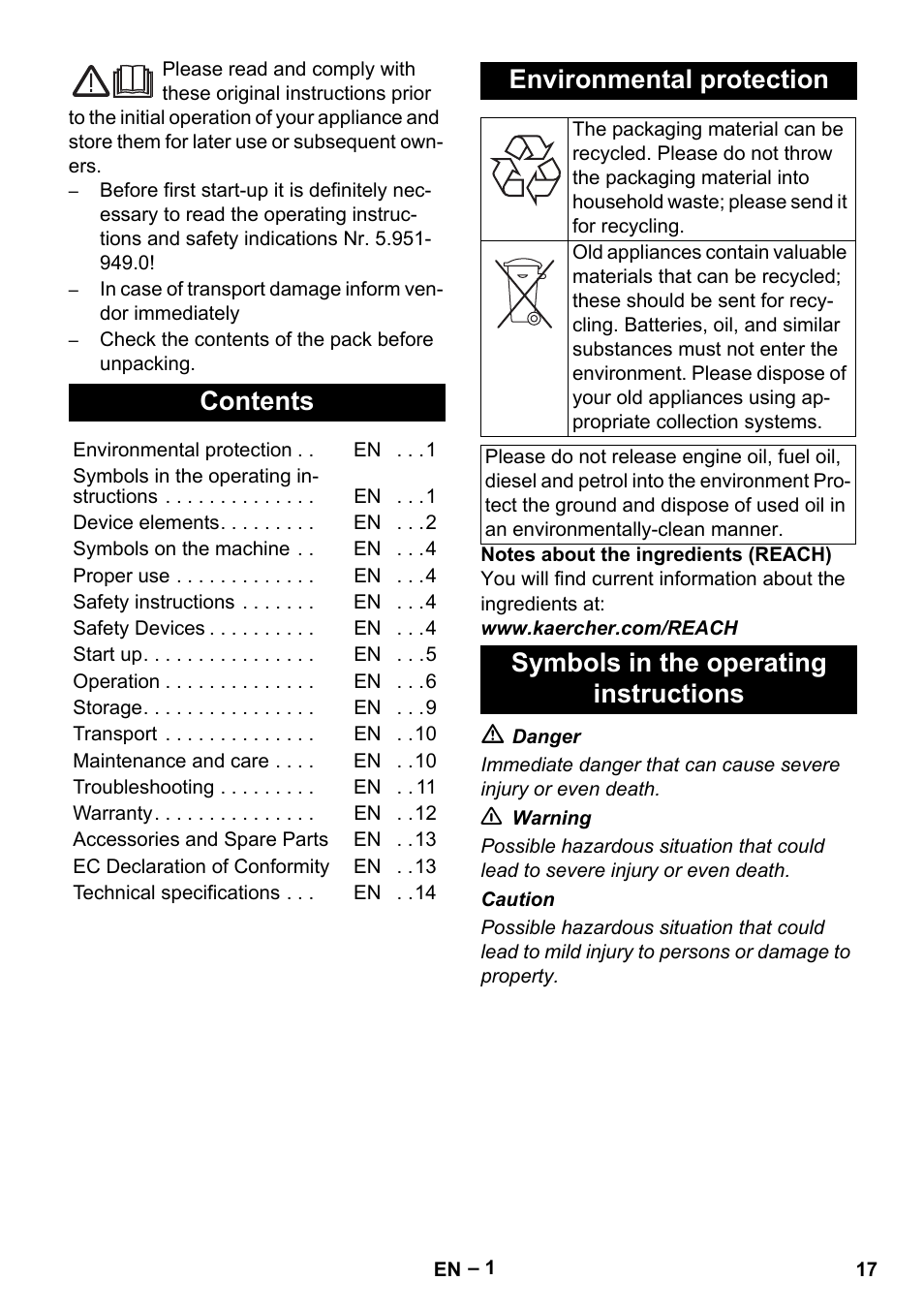 Karcher HDS 2000 SUPER User Manual | Page 17 / 400