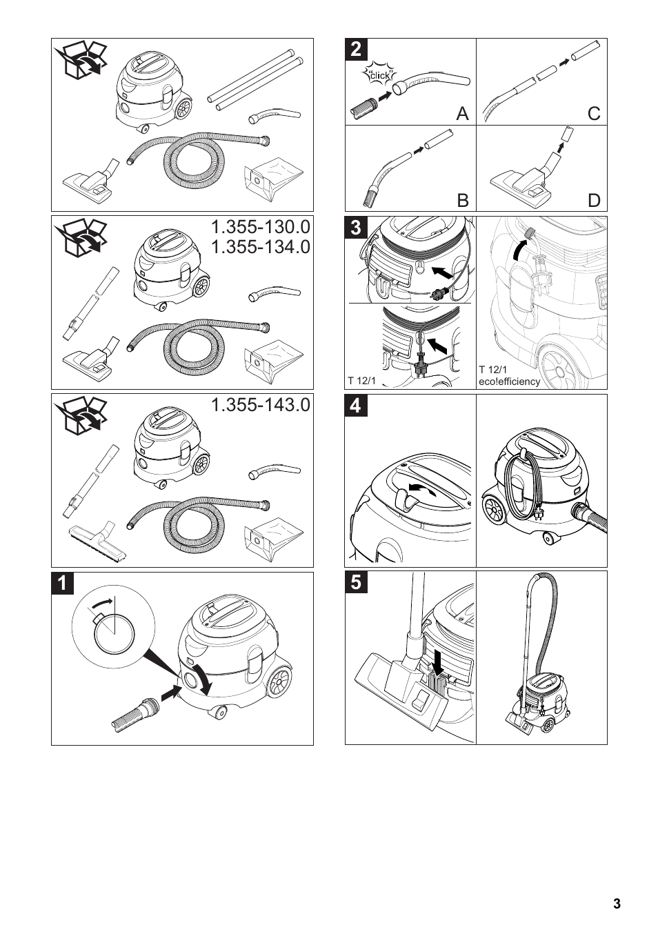 Karcher T 12-1 User Manual | Page 3 / 148