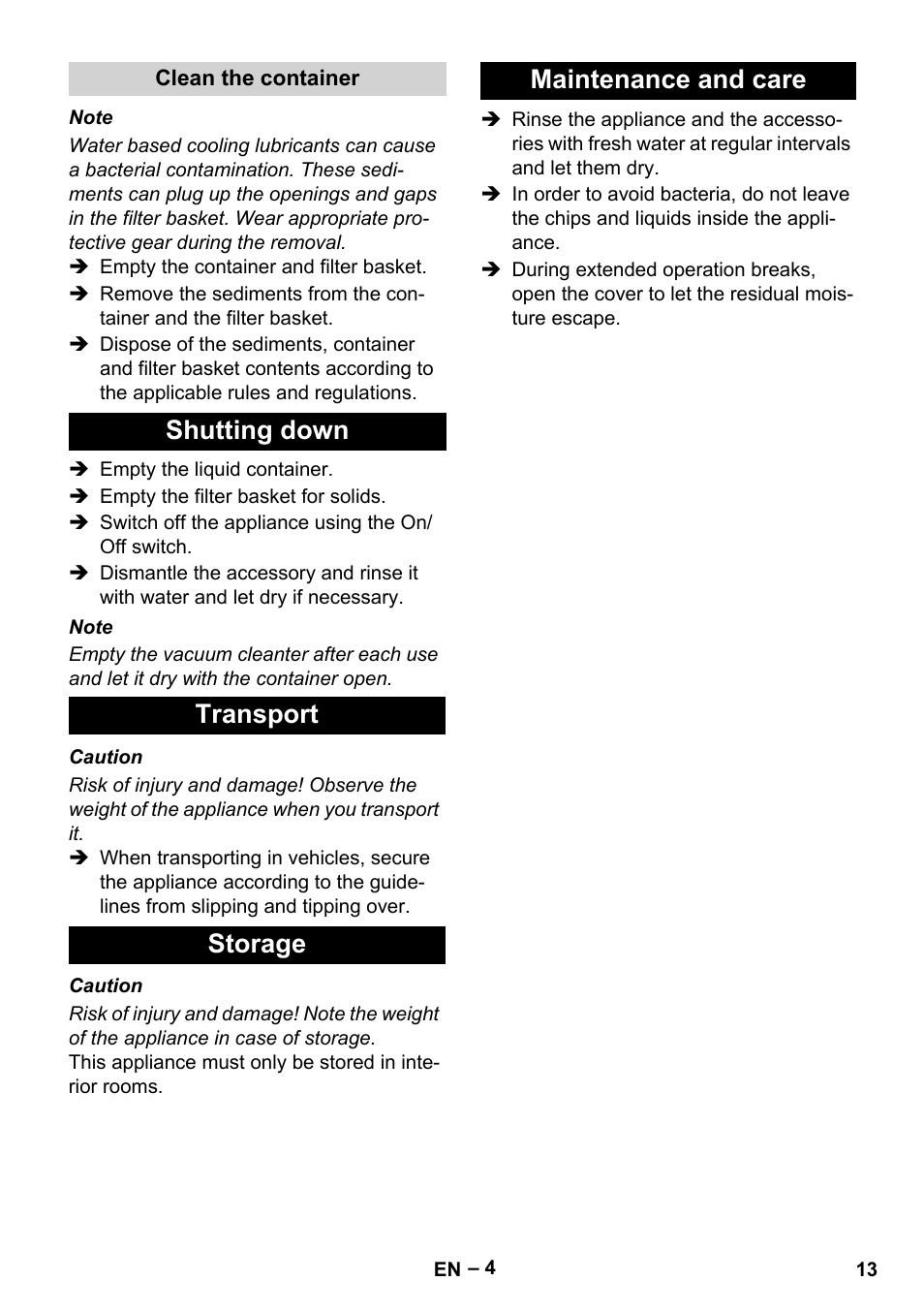 Karcher IVL 50-24-2 User Manual | Page 13 / 192