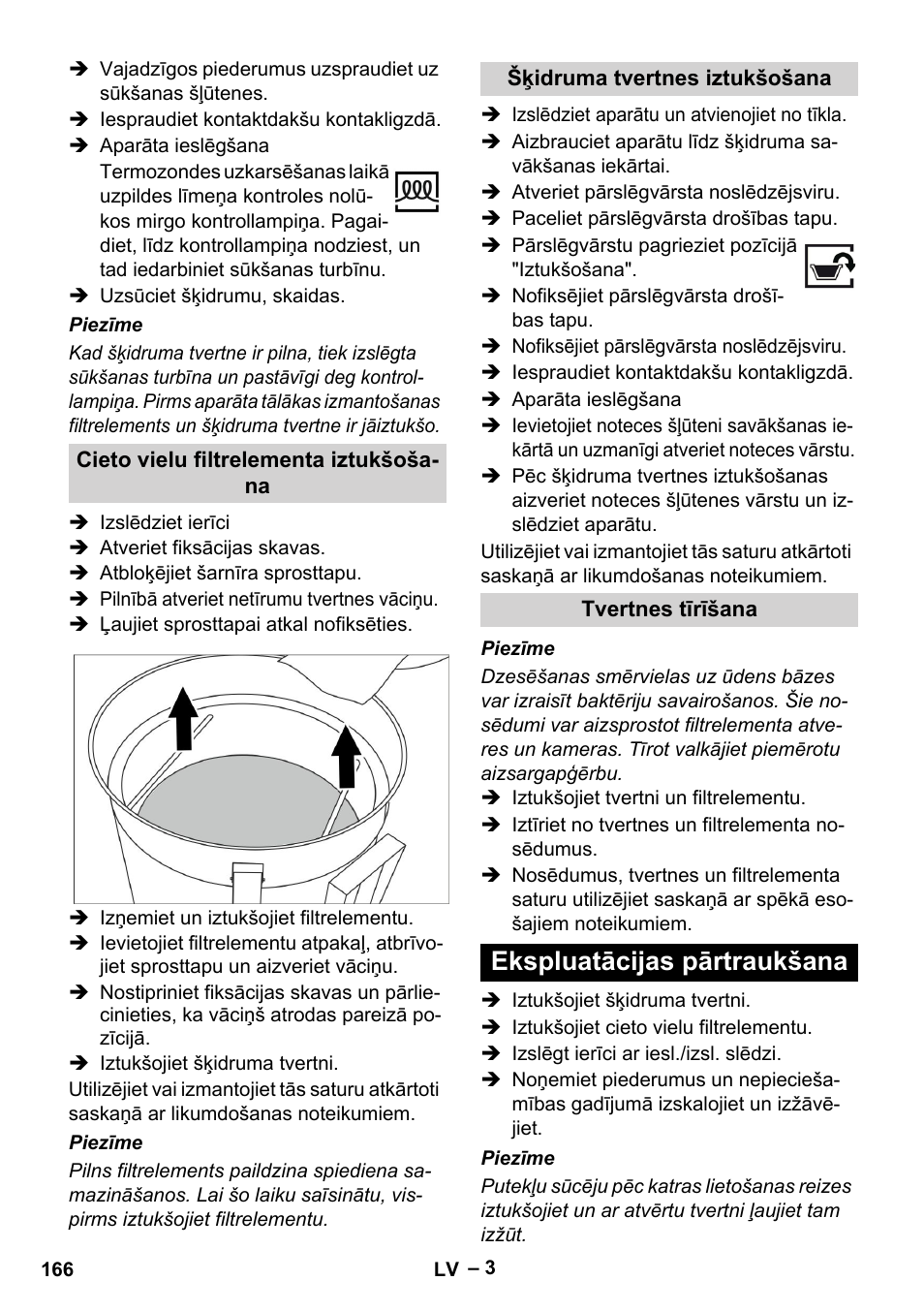 Ekspluatācijas pārtraukšana | Karcher IVL 50-24-2 User Manual | Page 166 / 192