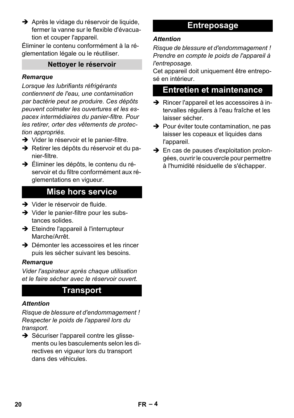 Karcher IVL 50-24-2 User Manual | Page 20 / 192