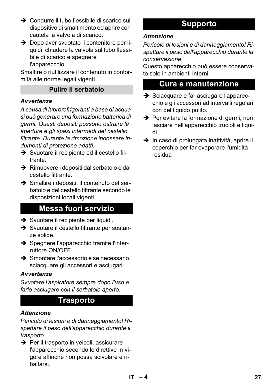 Karcher IVL 50-24-2 User Manual | Page 27 / 192