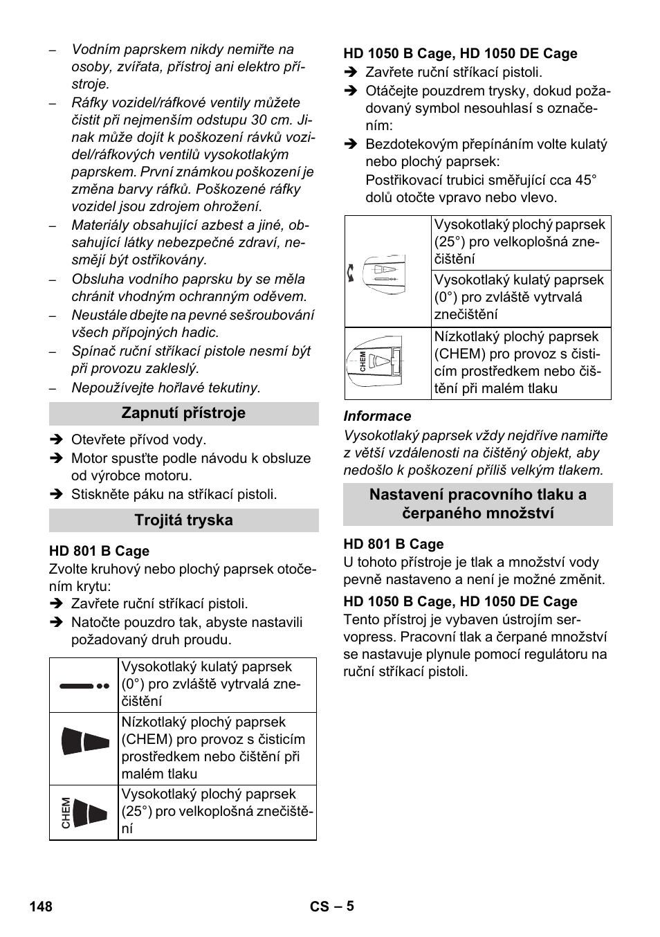 Karcher HD 1050 De Cage User Manual | Page 148 / 286