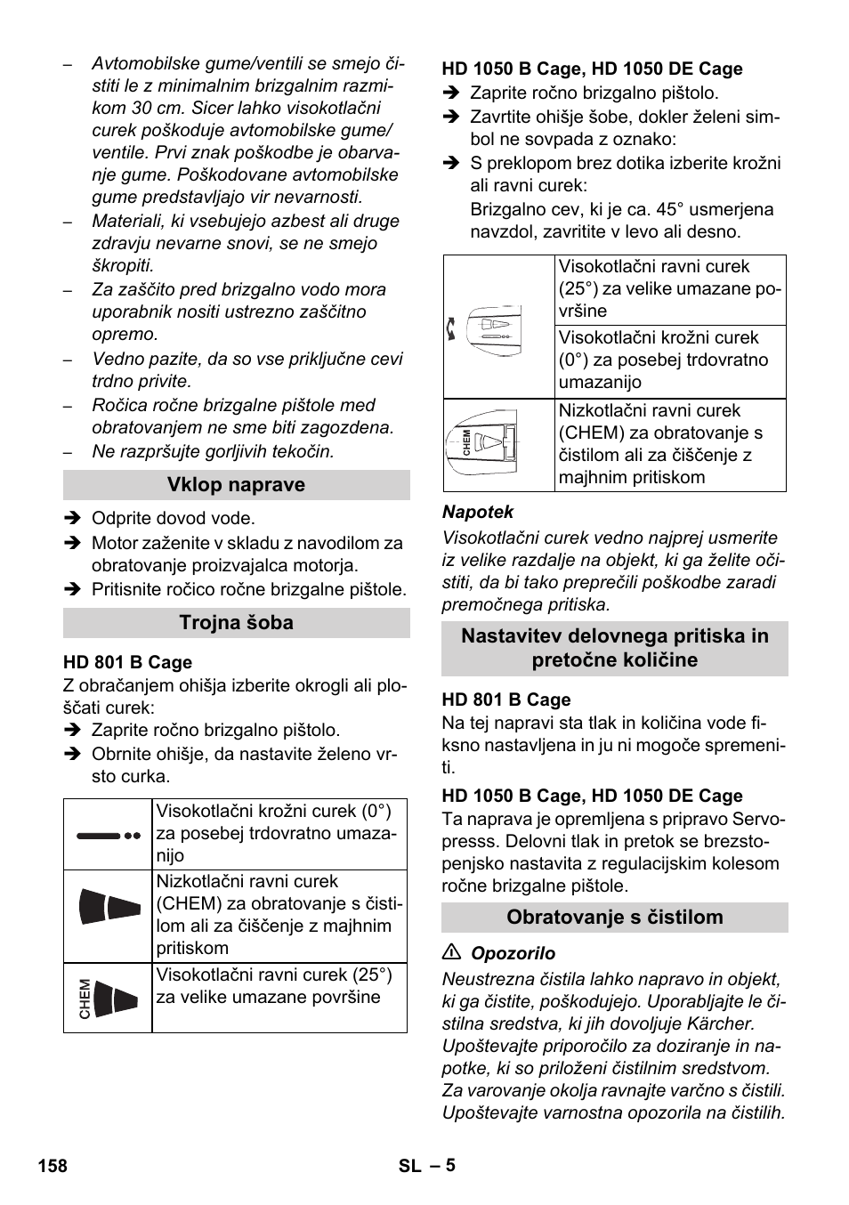 Karcher HD 1050 De Cage User Manual | Page 158 / 286