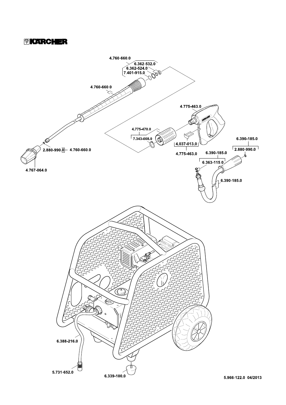Karcher HD 1050 De Cage User Manual | Page 283 / 286