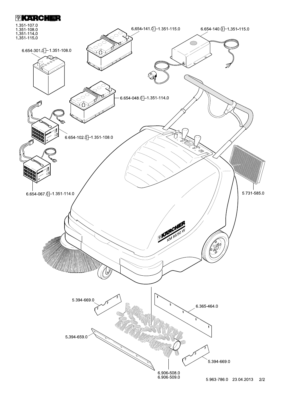 Karcher KM 85-50 W Bp Adv User Manual | Page 335 / 336