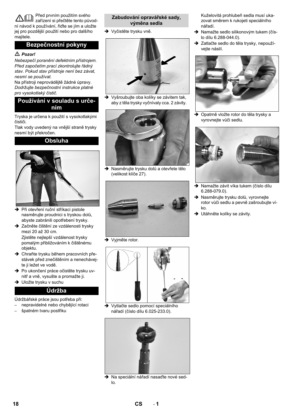 Čeština, Eština | Karcher HD 13-35 Pe User Manual | Page 18 / 32