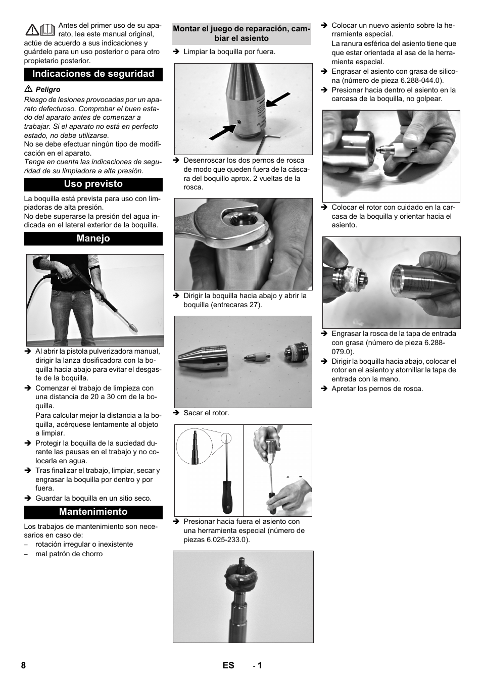 Español | Karcher HD 13-35 Pe User Manual | Page 8 / 32