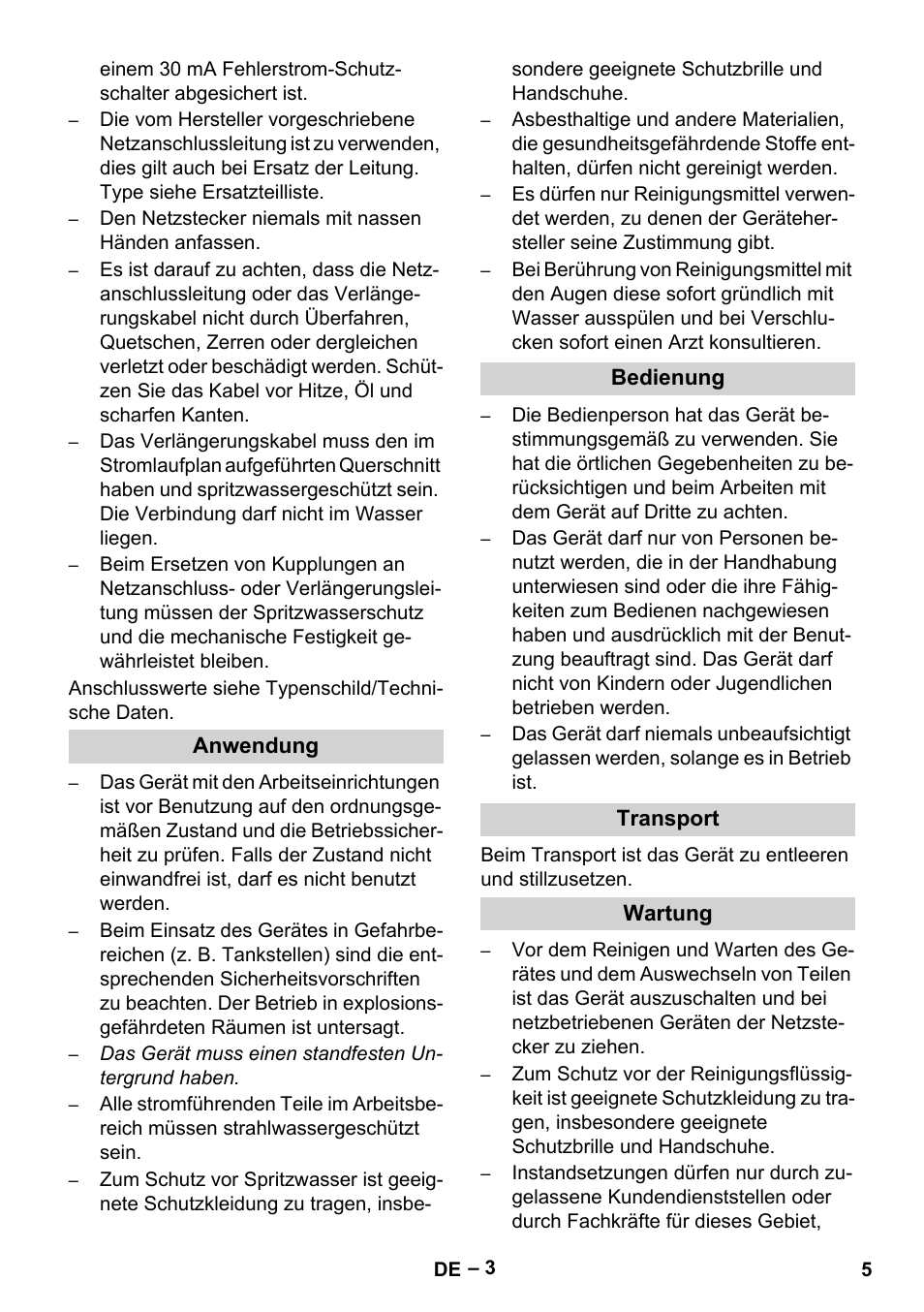 Karcher PC 100 M2 BIO User Manual | Page 5 / 232