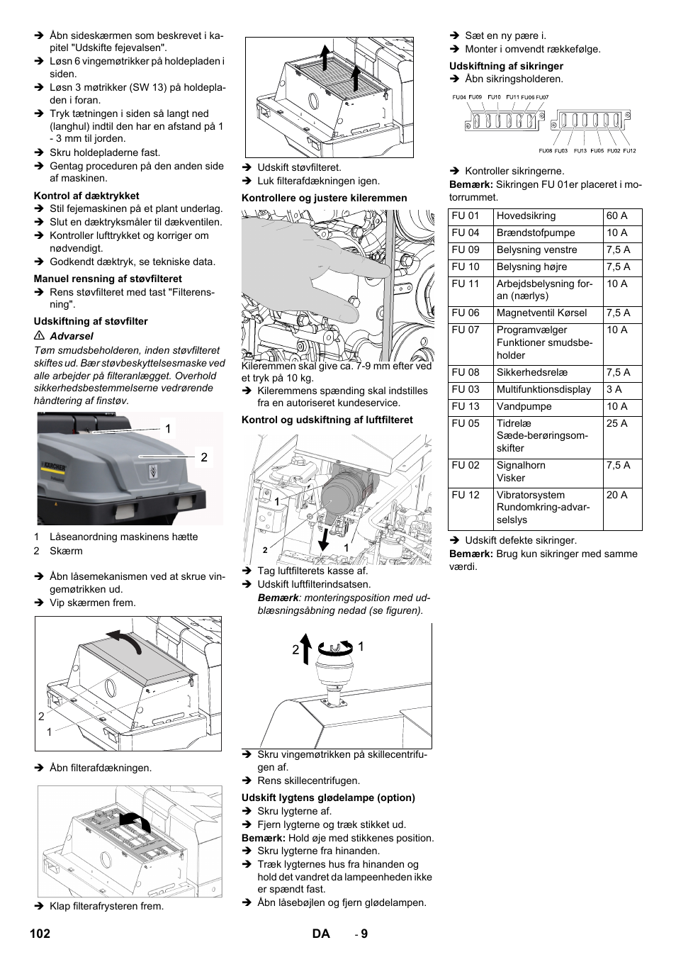 Karcher KM 130-300 D User Manual | Page 102 / 392