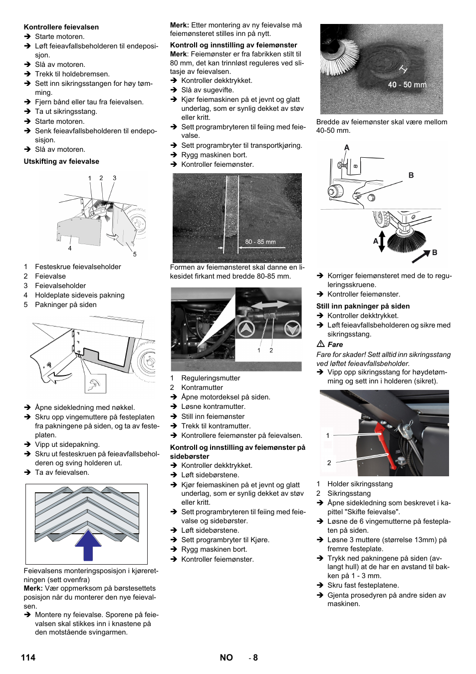 Karcher KM 130-300 D User Manual | Page 114 / 392