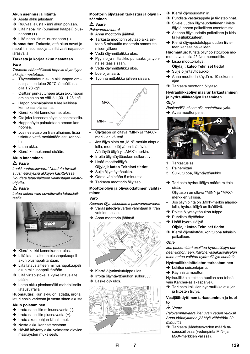 Karcher KM 130-300 D User Manual | Page 139 / 392