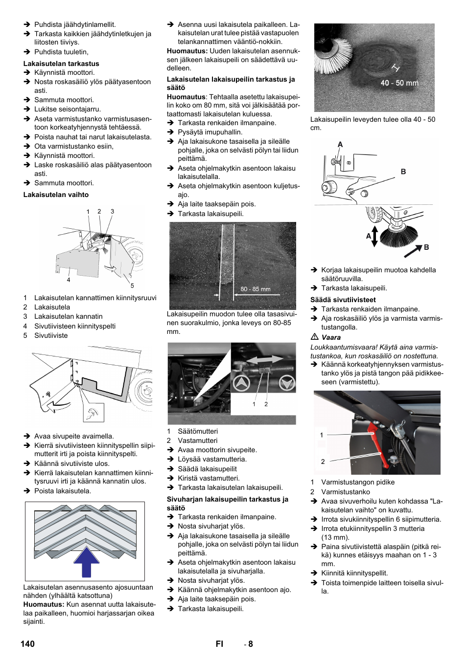 Karcher KM 130-300 D User Manual | Page 140 / 392