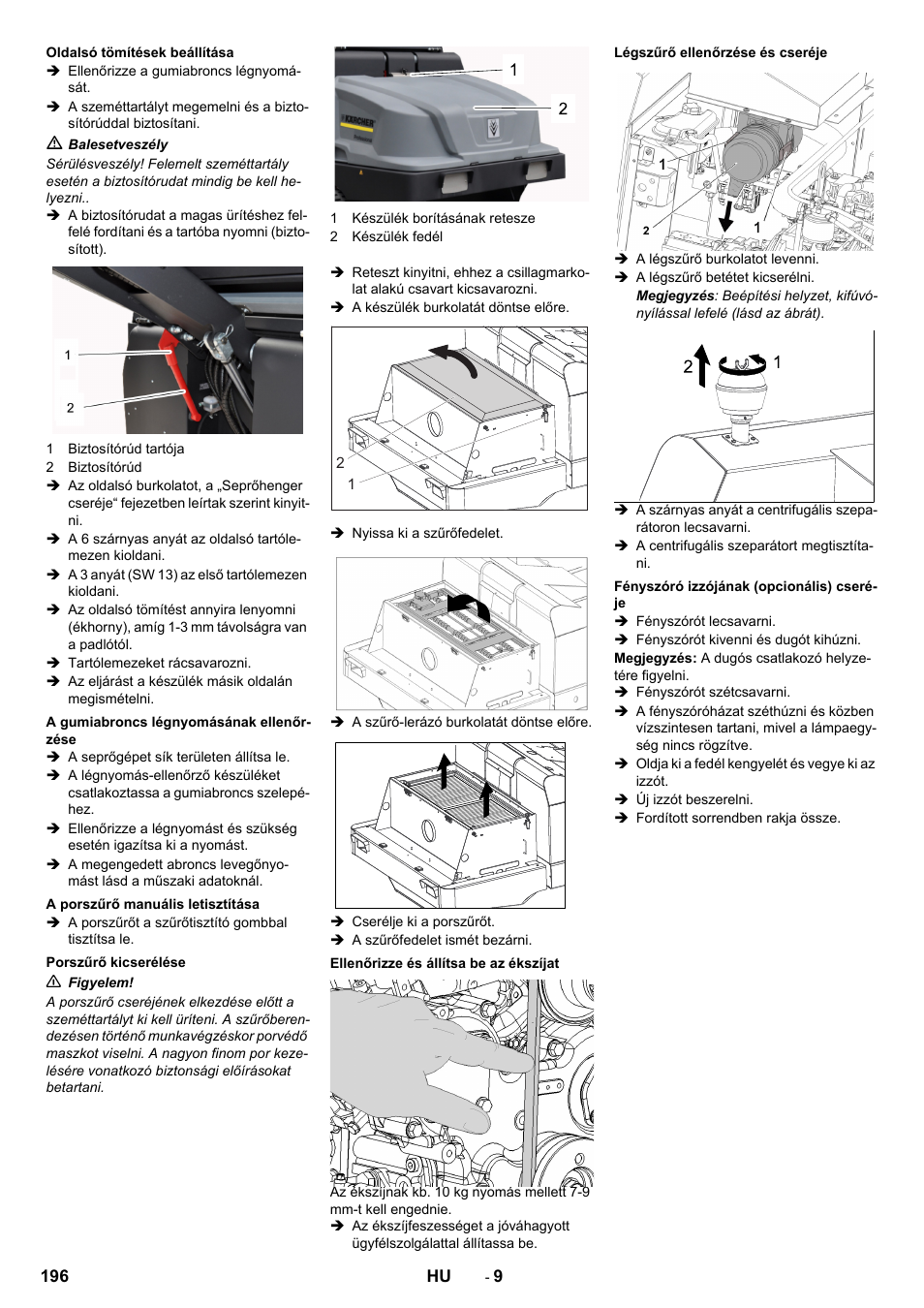 Karcher KM 130-300 D User Manual | Page 196 / 392