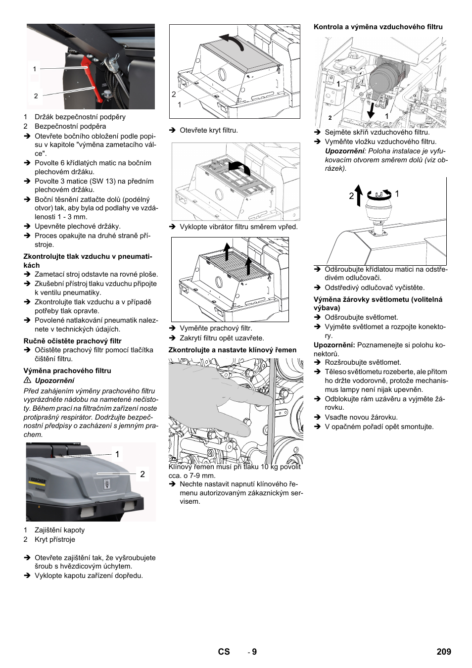 Karcher KM 130-300 D User Manual | Page 209 / 392