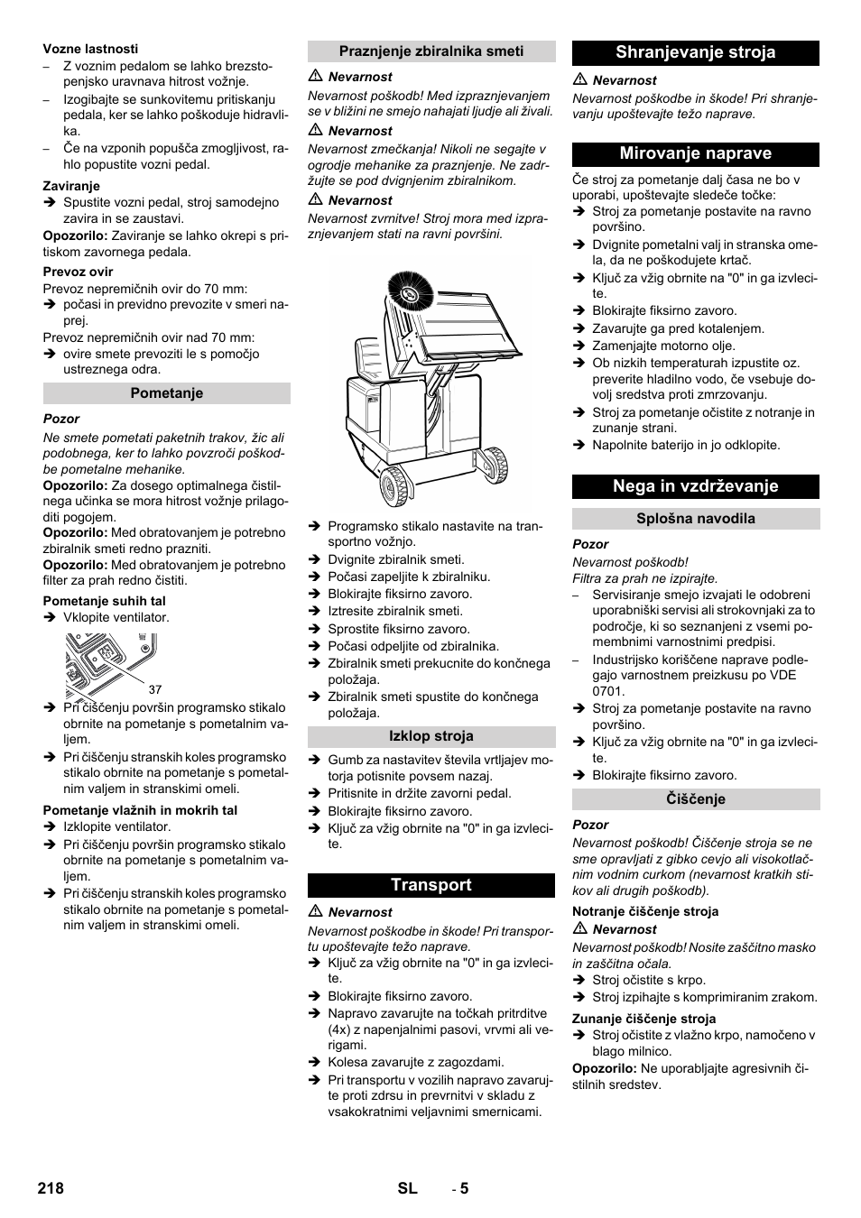 Karcher KM 130-300 D User Manual | Page 218 / 392