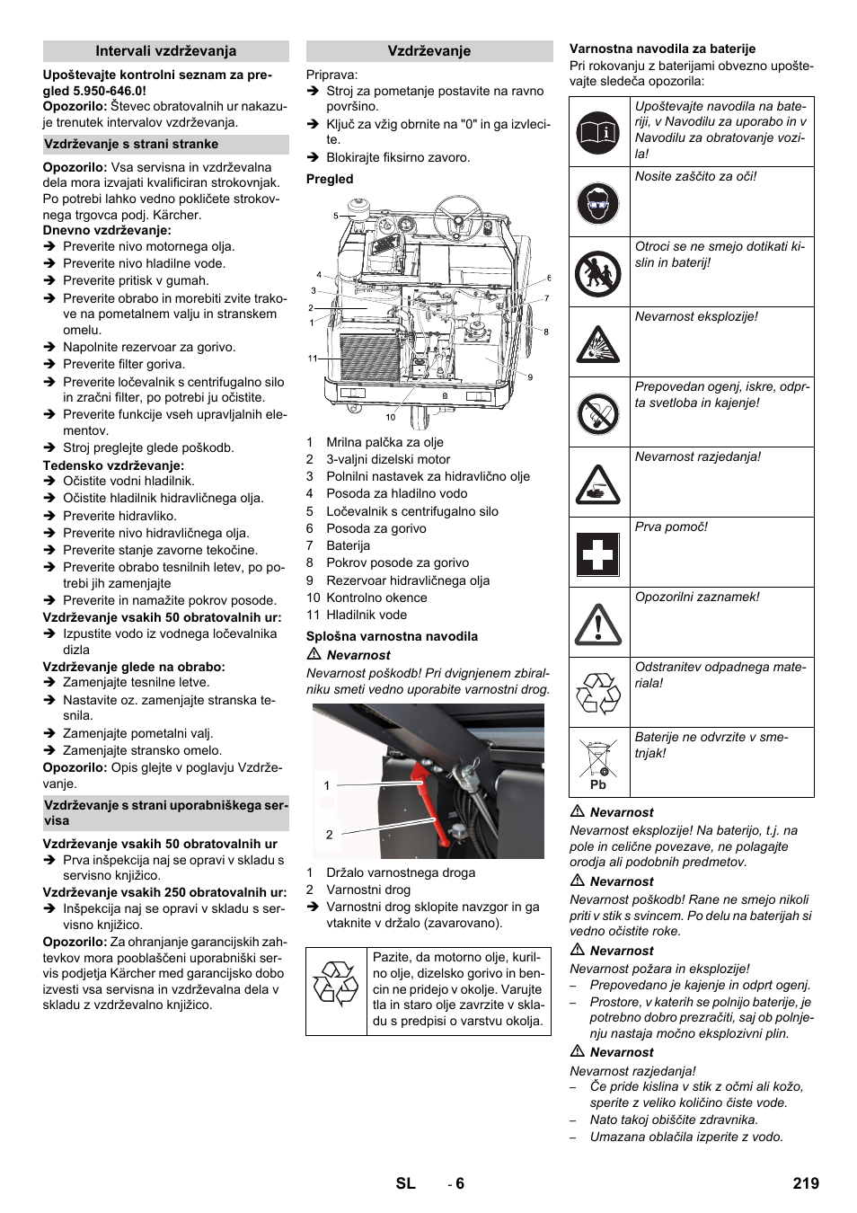 Karcher KM 130-300 D User Manual | Page 219 / 392