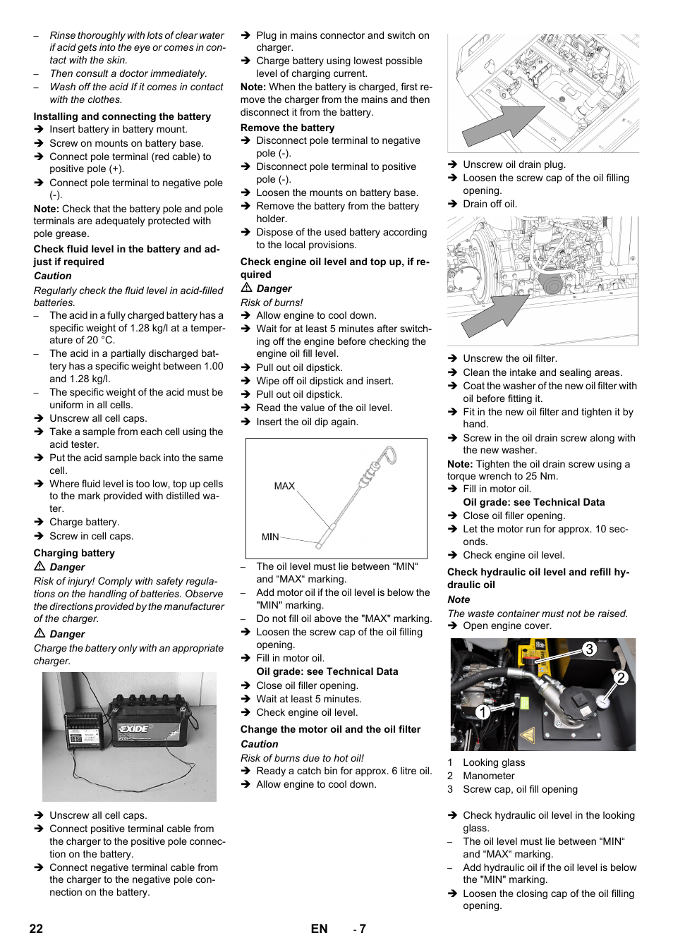 Karcher KM 130-300 D User Manual | Page 22 / 392