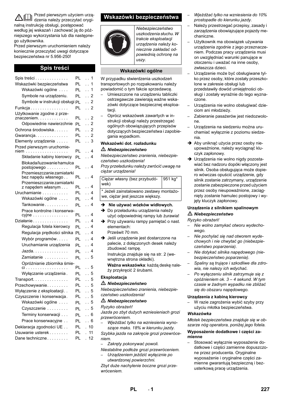 Karcher KM 130-300 D User Manual | Page 227 / 392
