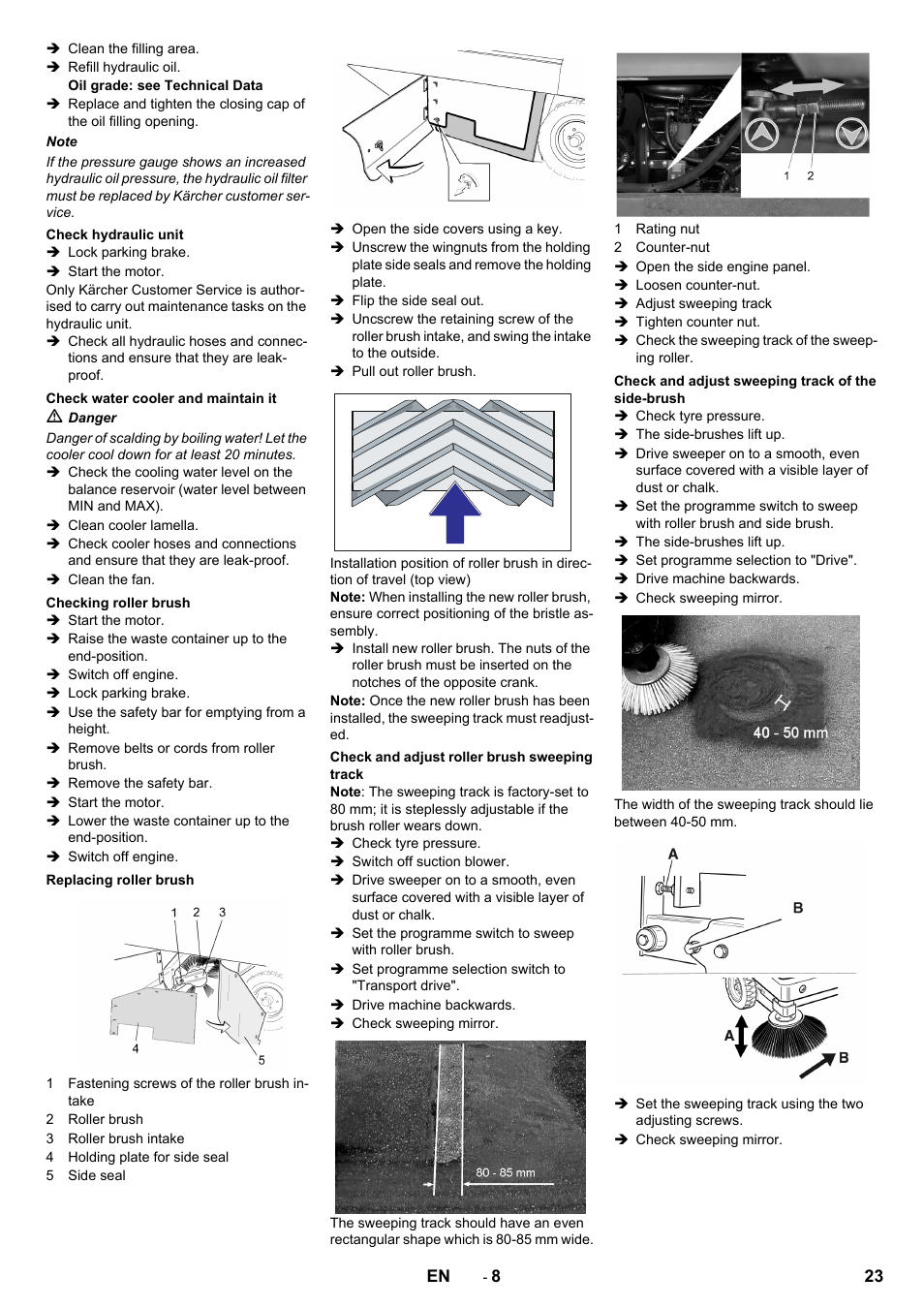 Karcher KM 130-300 D User Manual | Page 23 / 392