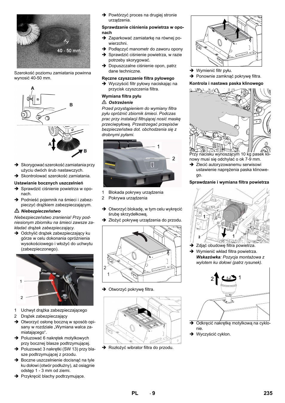 Karcher KM 130-300 D User Manual | Page 235 / 392