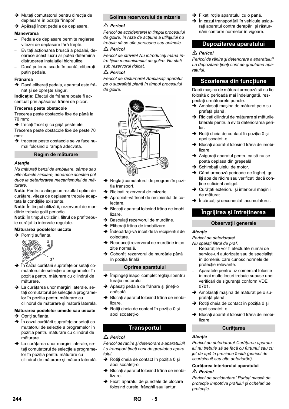 Karcher KM 130-300 D User Manual | Page 244 / 392