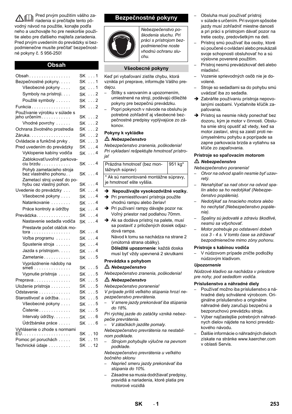 Karcher KM 130-300 D User Manual | Page 253 / 392