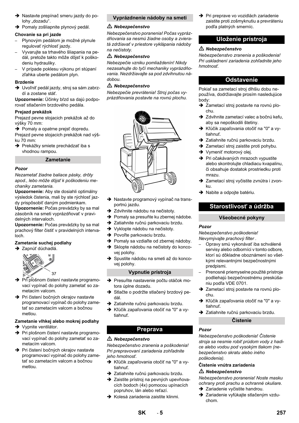 Karcher KM 130-300 D User Manual | Page 257 / 392