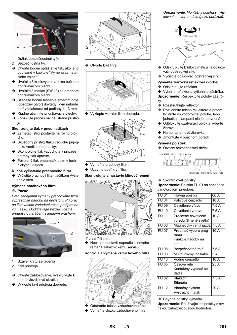 Karcher KM 130-300 D User Manual | Page 261 / 392