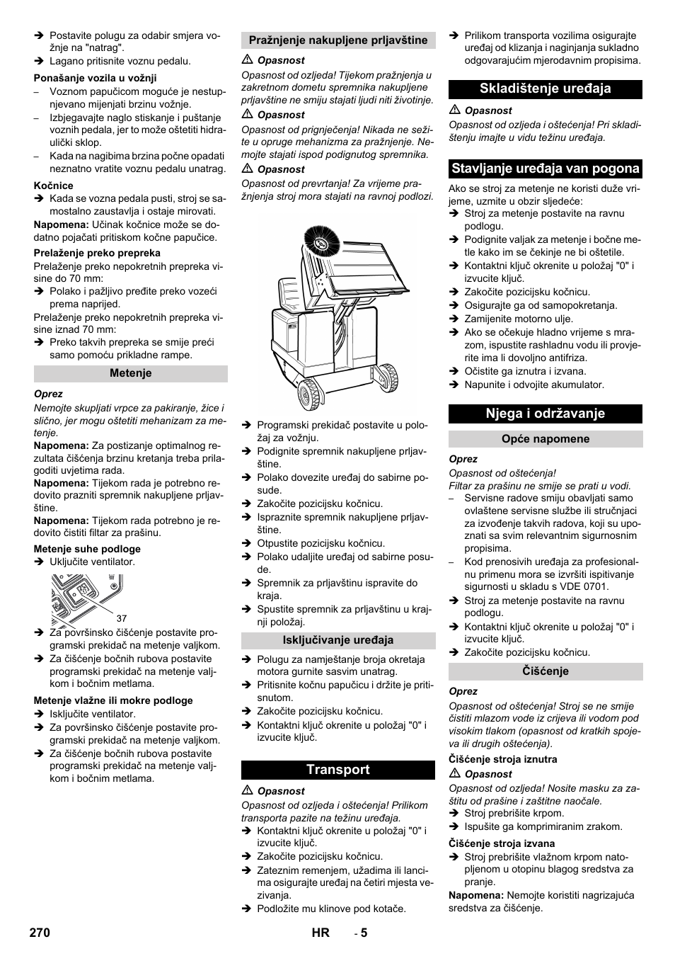 Karcher KM 130-300 D User Manual | Page 270 / 392