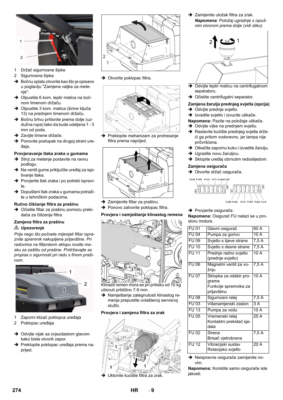 Karcher KM 130-300 D User Manual | Page 274 / 392