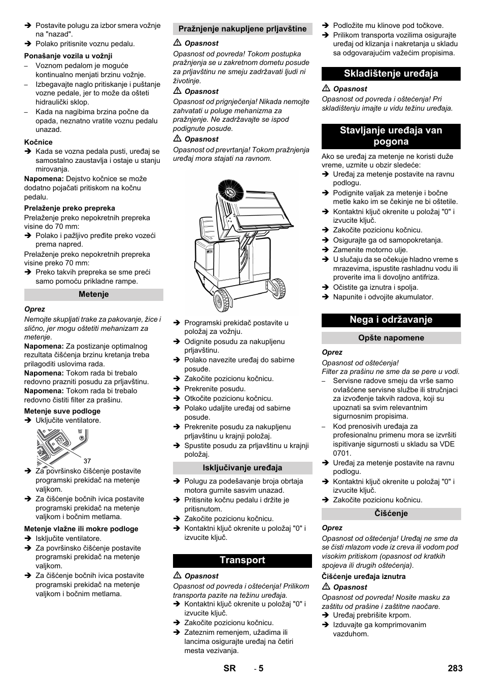 Karcher KM 130-300 D User Manual | Page 283 / 392