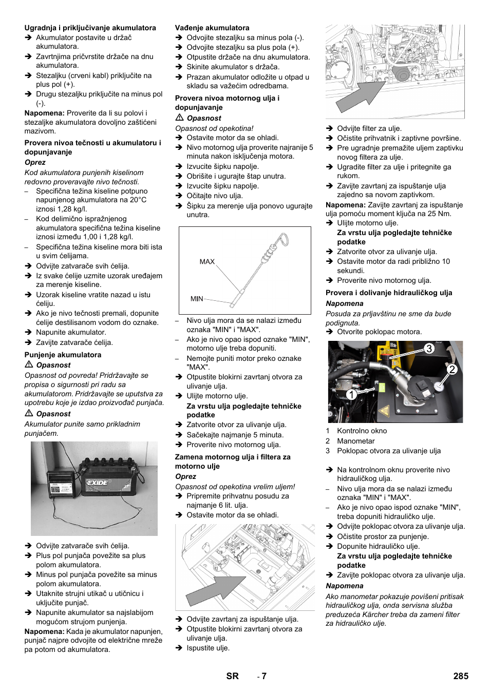 Karcher KM 130-300 D User Manual | Page 285 / 392